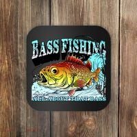 Bass Fishing All About That Bass Coaster thumb 0