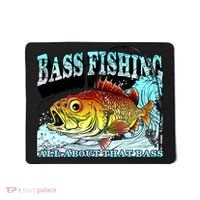 Bass Fishing All About That Bass Mousepad thumb 0