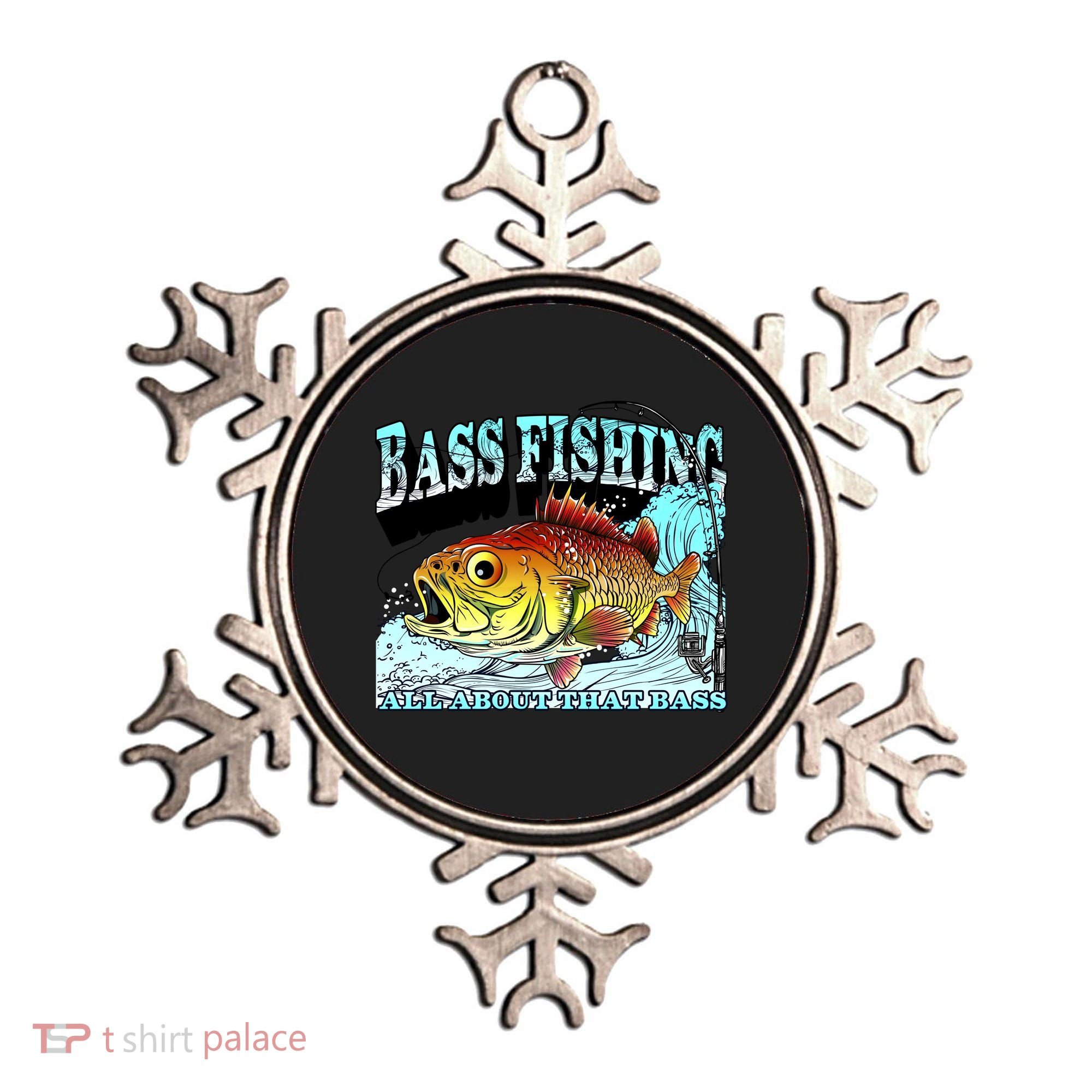 Bass Fishing All About That Bass Ornament