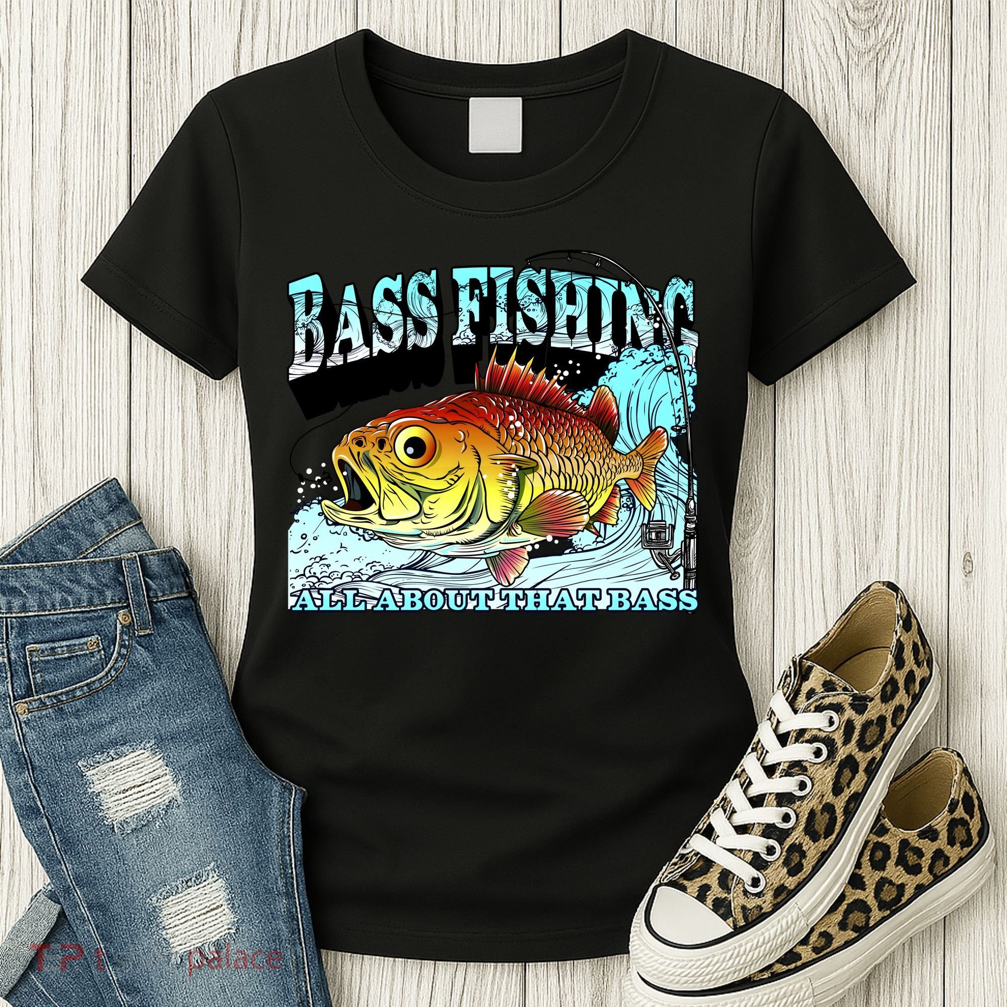 Bass Fishing All About That Bass Women's T-Shirt