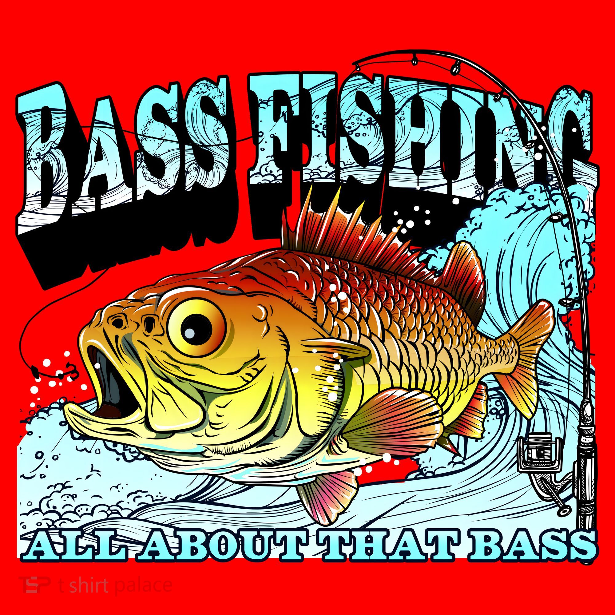 Bass Fishing All About That Bass Santa Hat