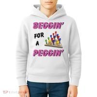 Beggin For A Peggin Funny Kids Hoodie thumb 4