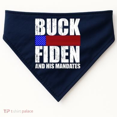 Buck Fiden And His Mandates USA-Made Doggie Bandana
