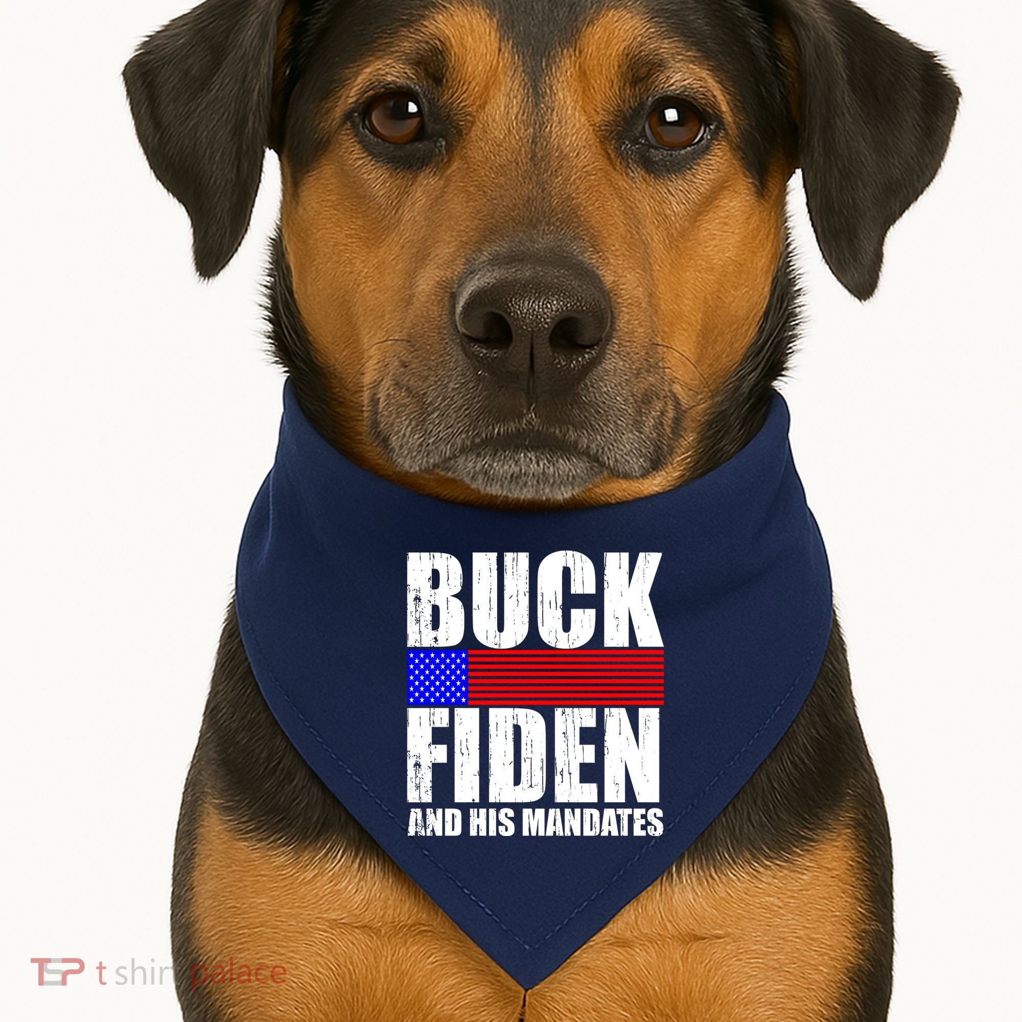Buck Fiden And His Mandates USA-Made Doggie Bandana