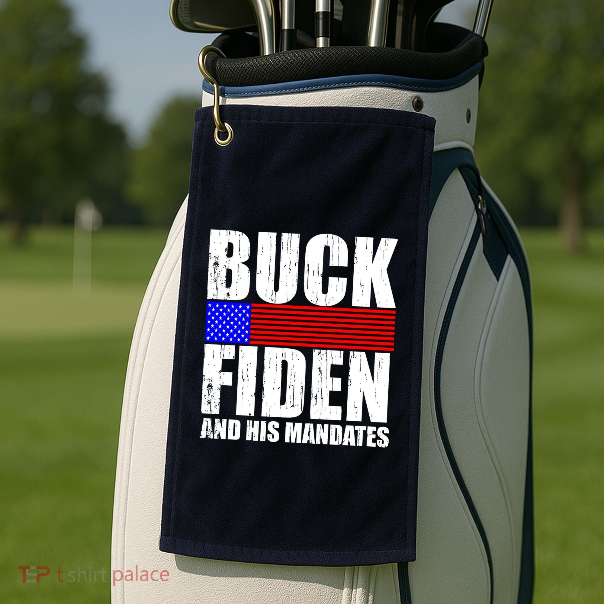 Buck Fiden And His Mandates Golf Towel