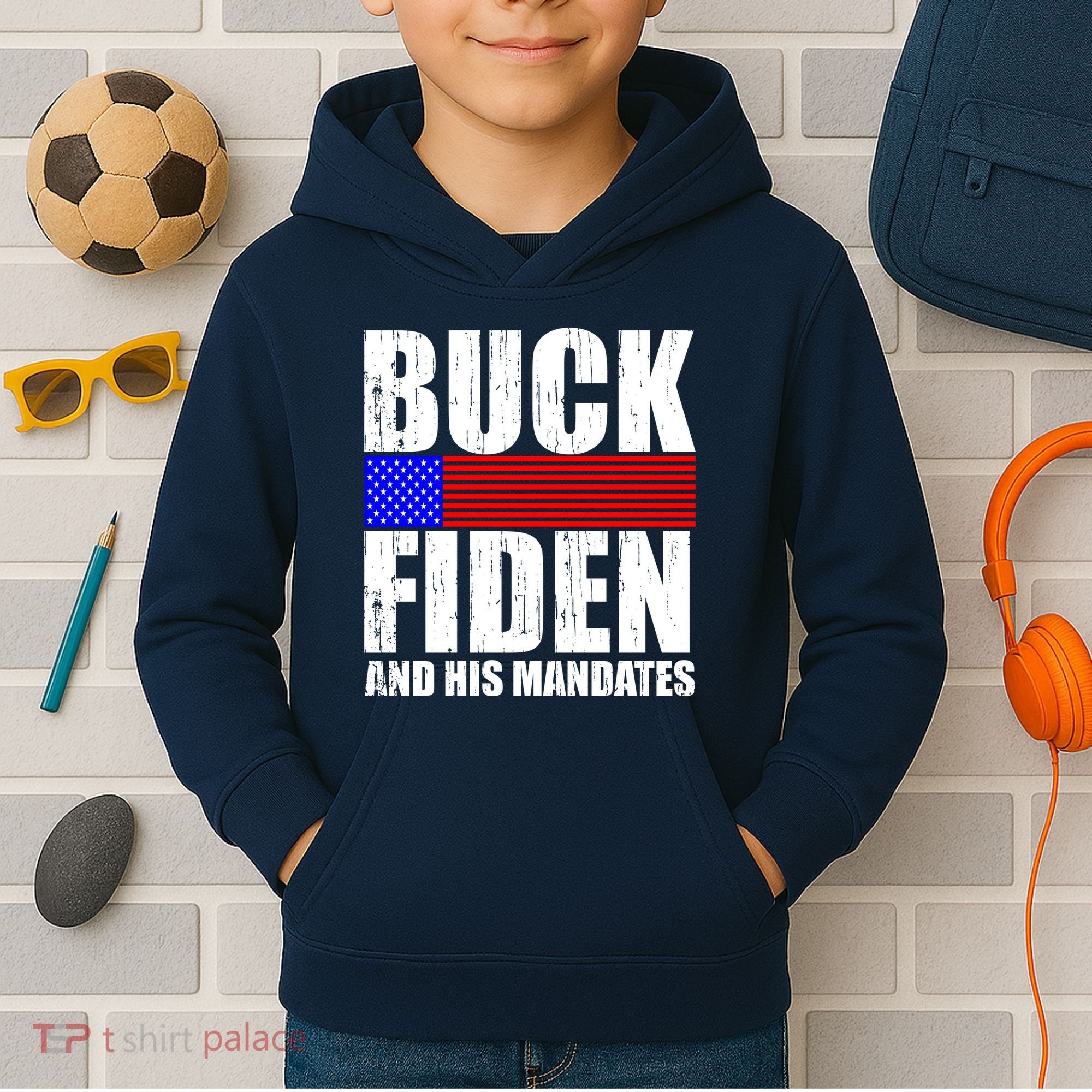 Buck Fiden And His Mandates Kids Hoodie