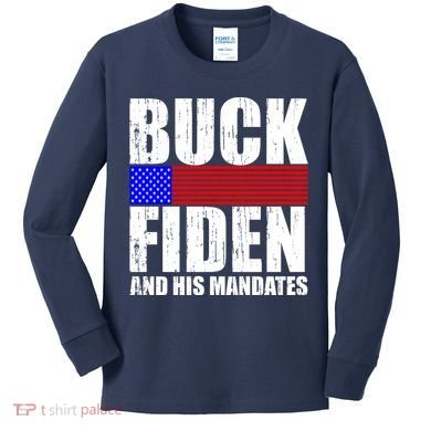 Buck Fiden And His Mandates Kids Long Sleeve Shirt