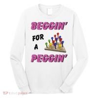 Beggin’ For A Peggin Long Sleeve Shirt thumb 0