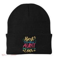 Best Freaking Aunt Ever For Auntie Gift Beanie thumb 0