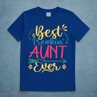 Best Freaking Aunt Ever For Auntie Gift T-Shirt thumb 5