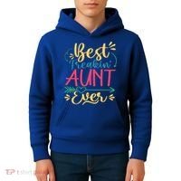 Best Freaking Aunt Ever For Auntie Gift Kids Hoodie thumb 4