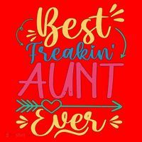Best Freaking Aunt Ever For Auntie Gift Santa Hat thumb 1