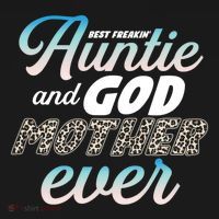Best Freaking Auntie And Godmother Ever Niece Nephew Gift Women's Hoodie thumb 2