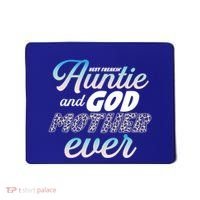 Best Freaking Auntie And Godmother Ever Niece Nephew Gift Mousepad thumb 0
