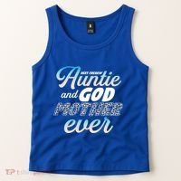 Best Freaking Auntie And Godmother Ever Niece Nephew Gift Tank Top thumb 2