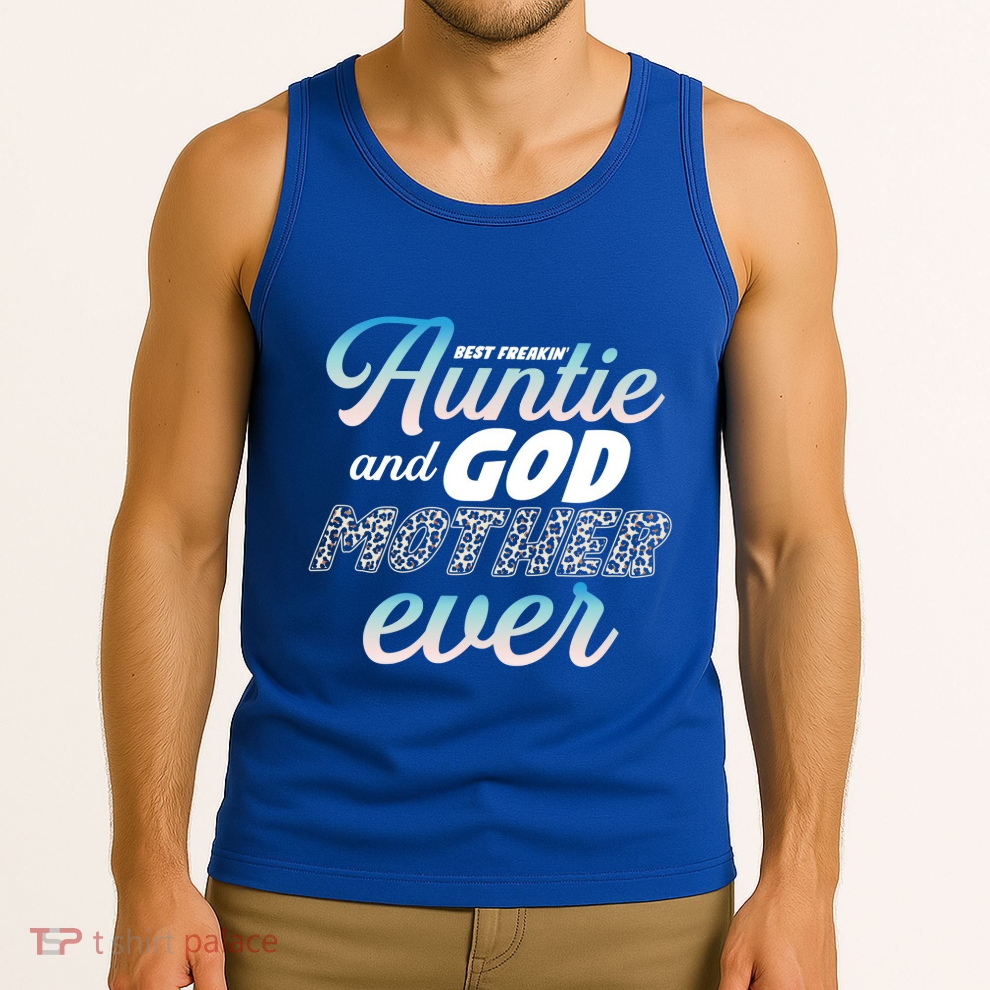 Best Freaking Auntie And Godmother Ever Niece Nephew Gift Tank Top