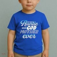 Best Freaking Auntie And Godmother Ever Niece Nephew Gift Toddler T-Shirt thumb 2
