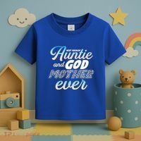 Best Freaking Auntie And Godmother Ever Niece Nephew Gift Toddler T-Shirt thumb 3