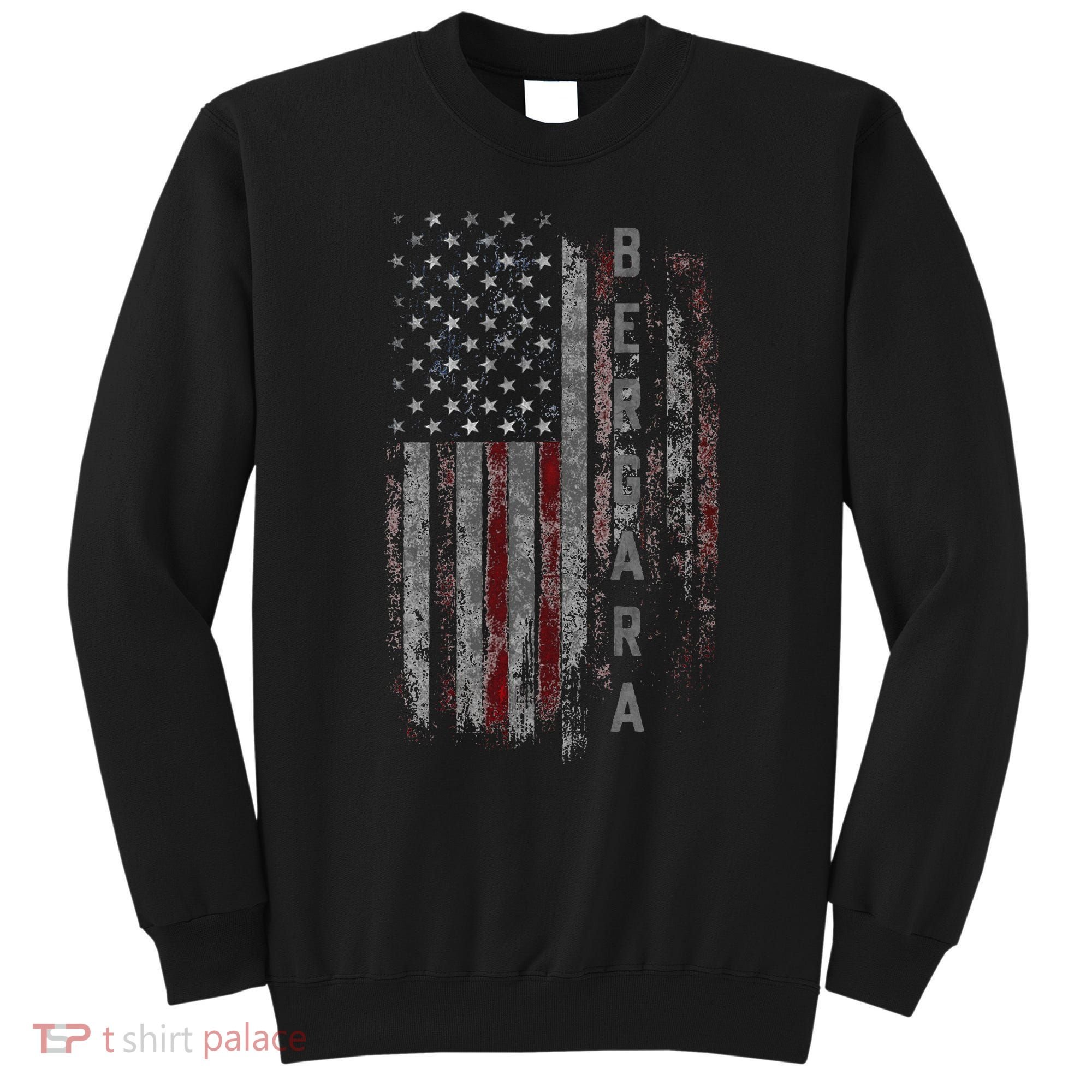 Bergara Family American Flag Sweatshirt