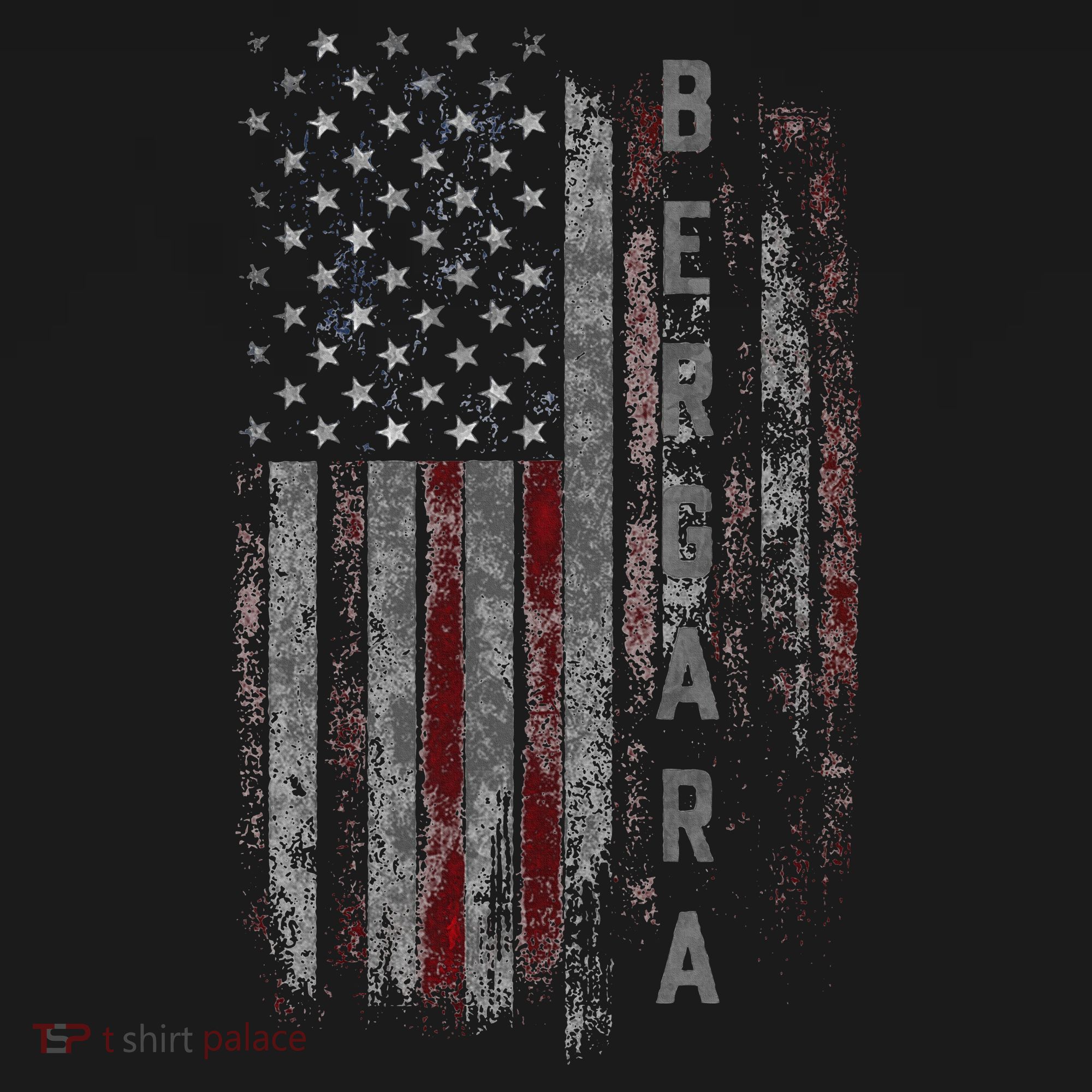 Bergara Family American Flag Sweatshirt