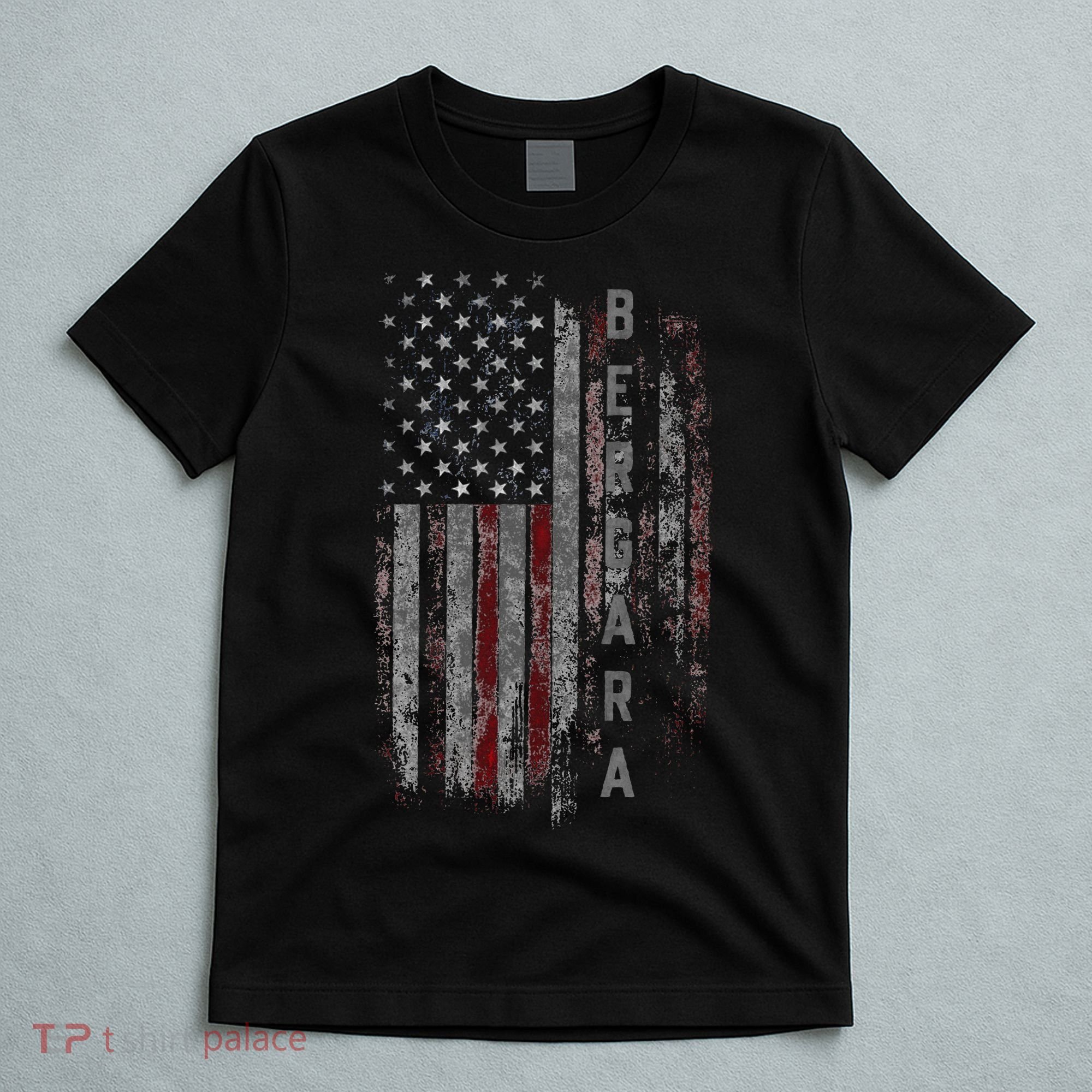 Bergara Family American Flag T-Shirt