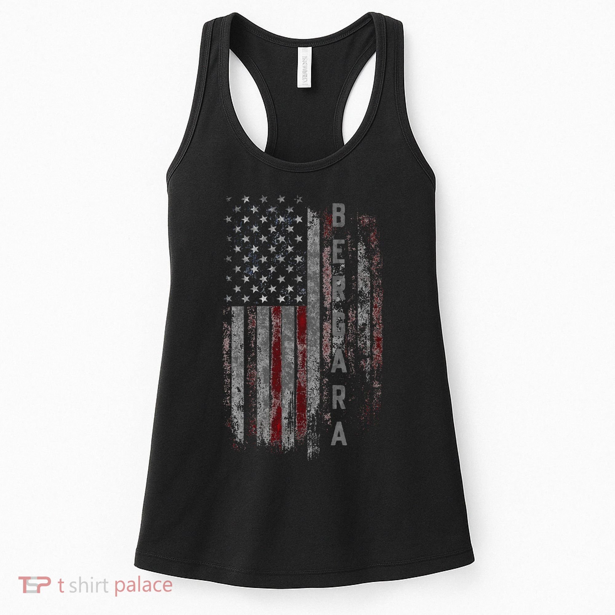 Bergara Family American Flag Women's Tank Top