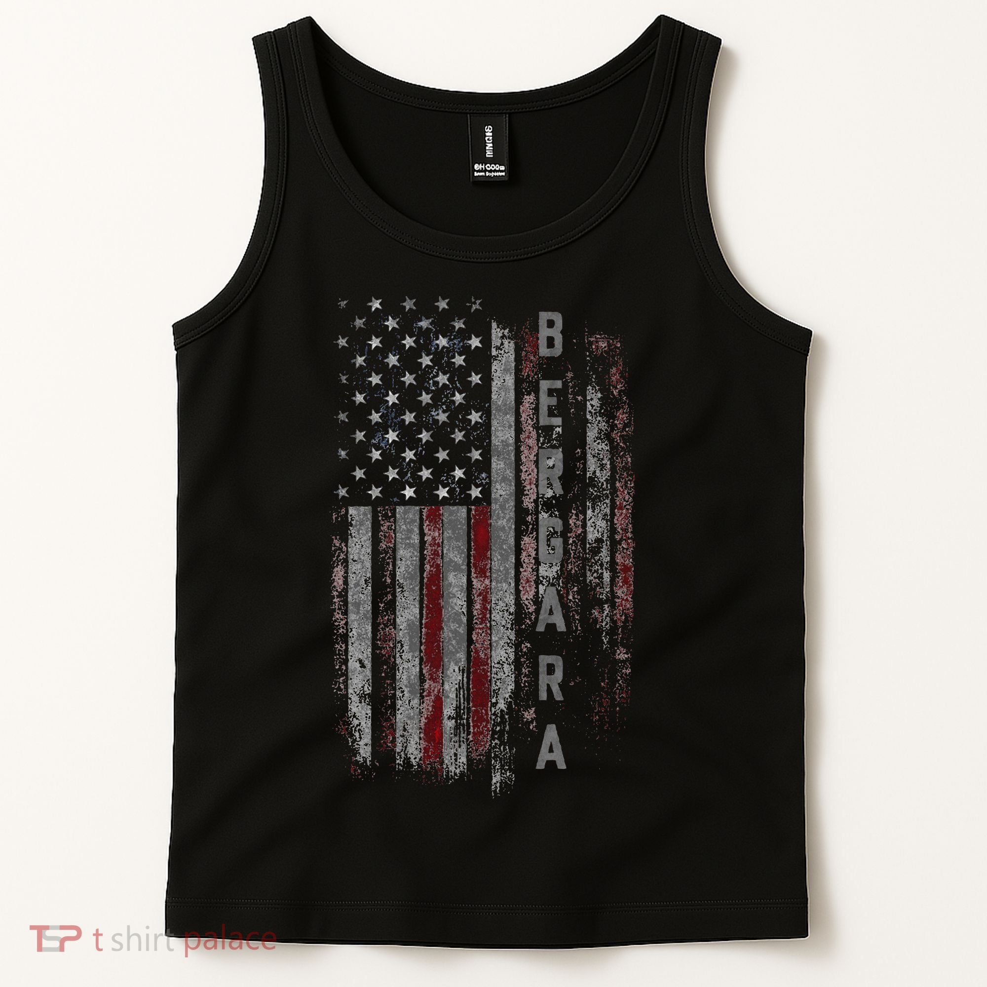 Bergara Family American Flag Tank Top
