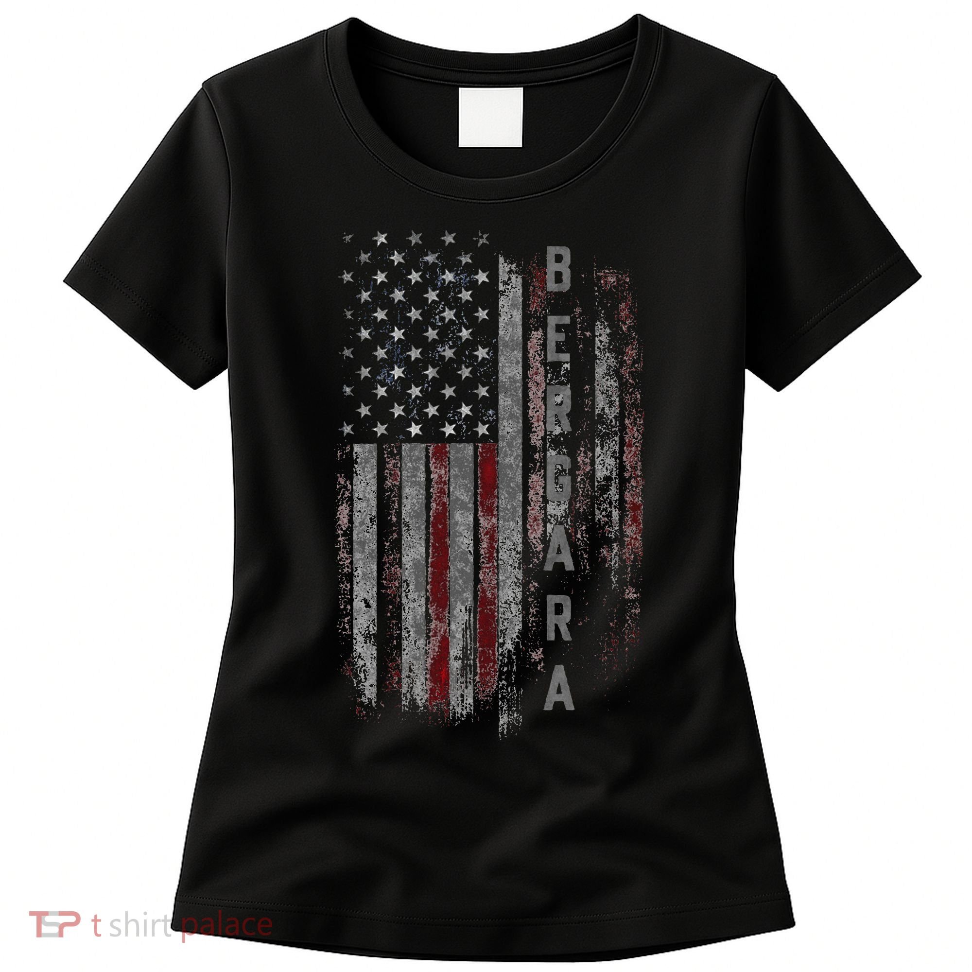 Bergara Family American Flag Women's T-Shirt