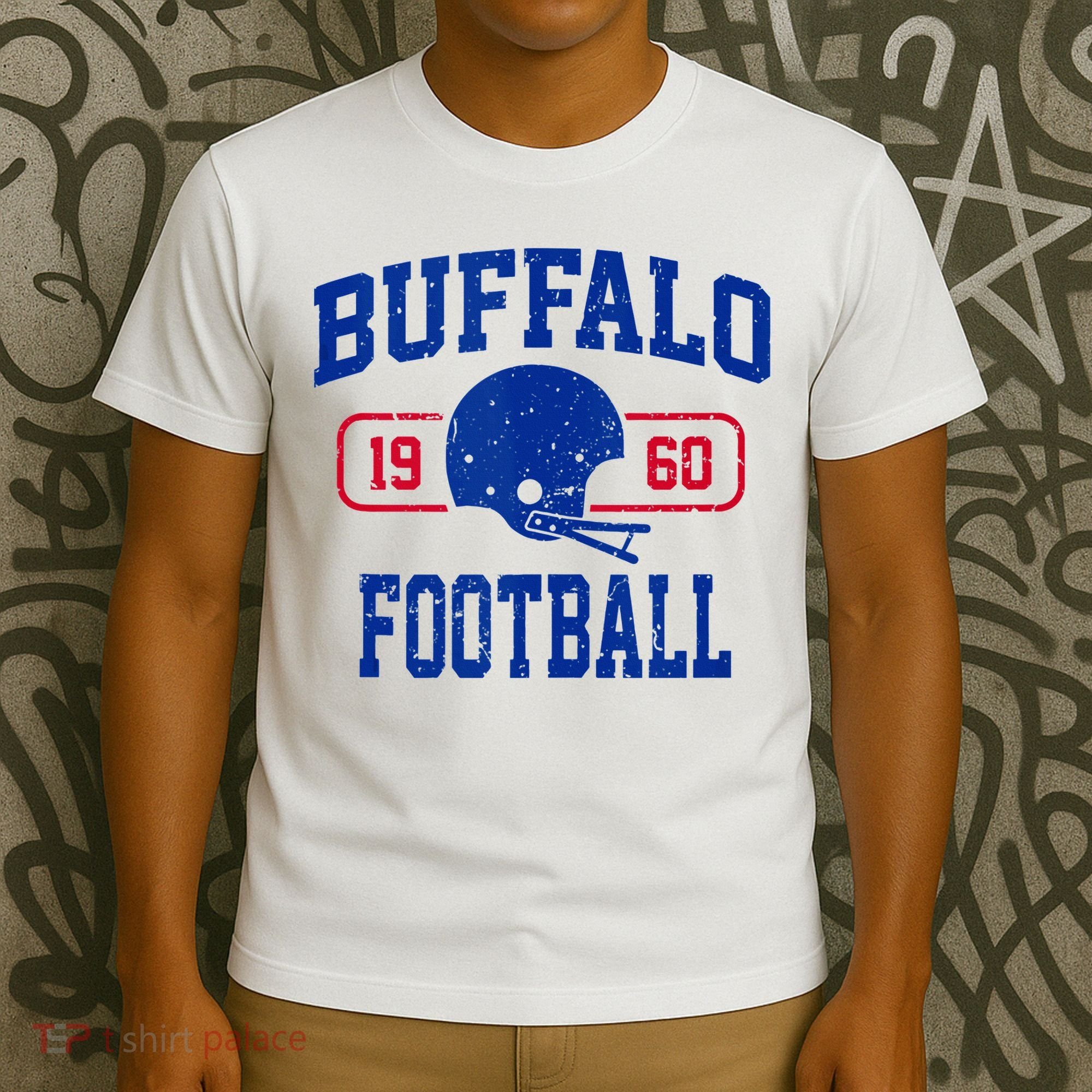 Buffalo Football Athletic Vintage Sports Team Fan T-Shirt