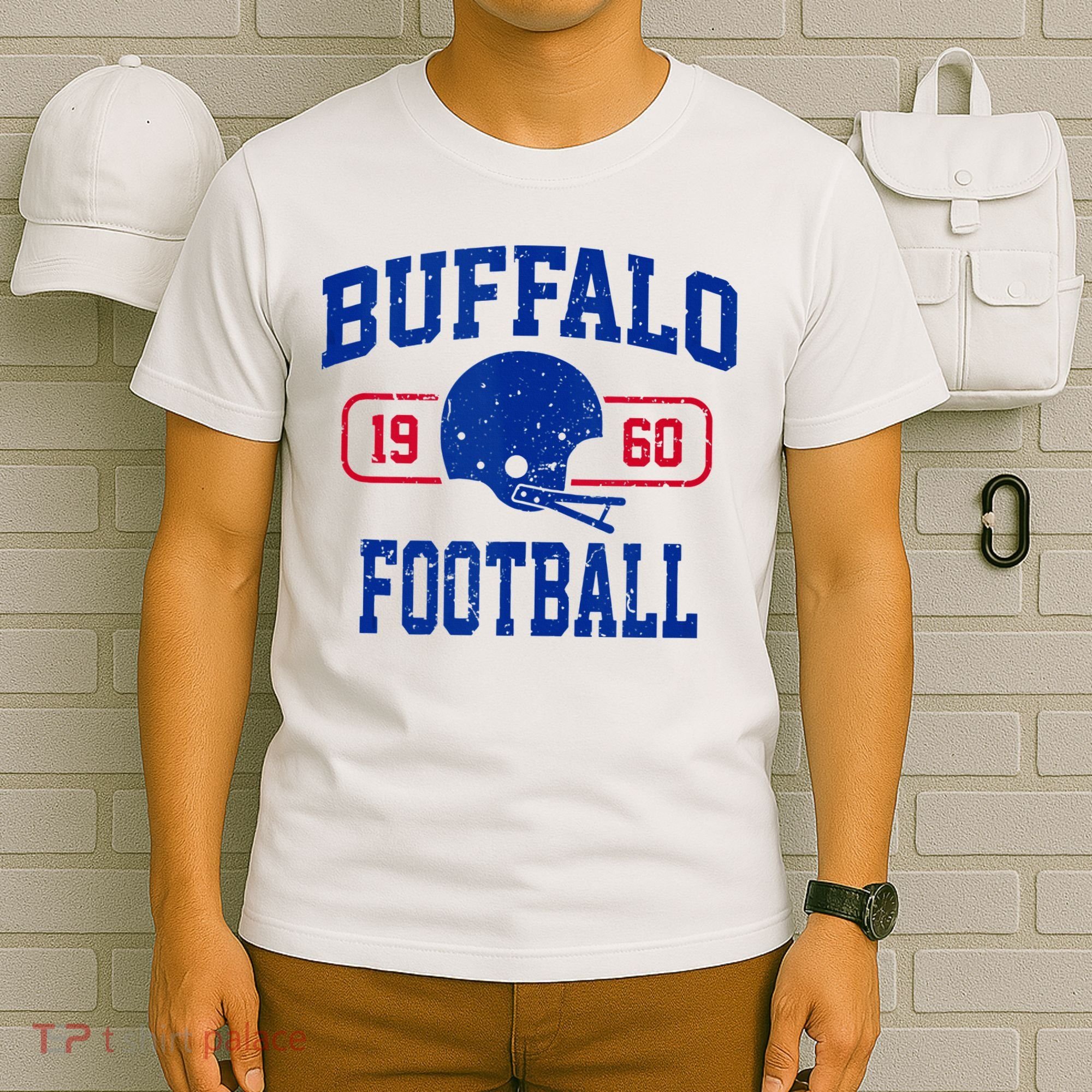 Buffalo Football Athletic Vintage Sports Team Fan T-Shirt