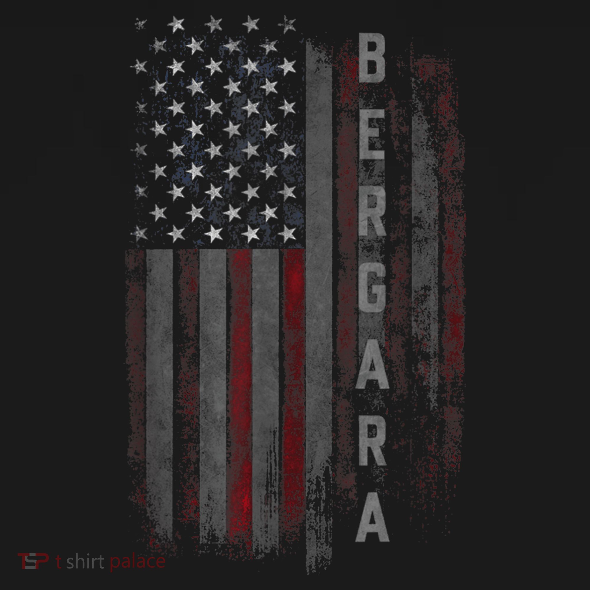 Bergara Family American Flag Backpack