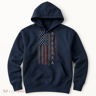 Bergara Family American Flag Hoodie