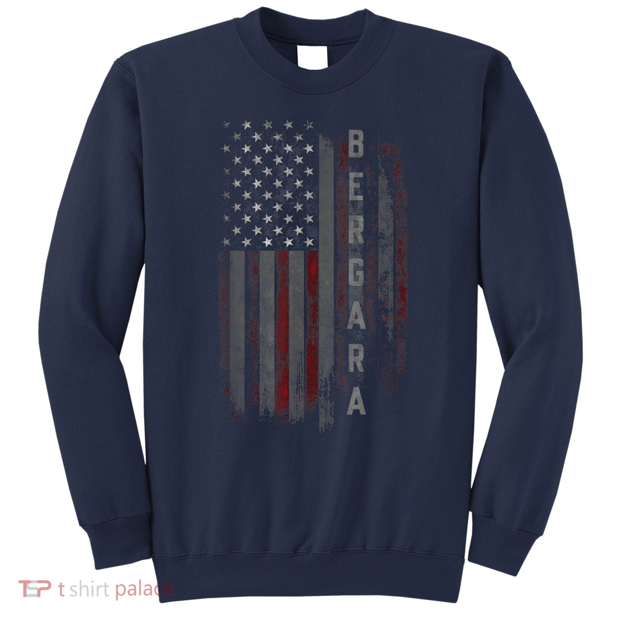 Bergara Family American Flag Sweatshirt