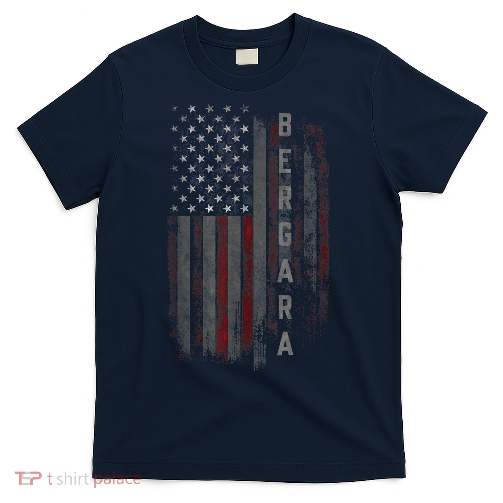 Bergara Family American Flag T-Shirt