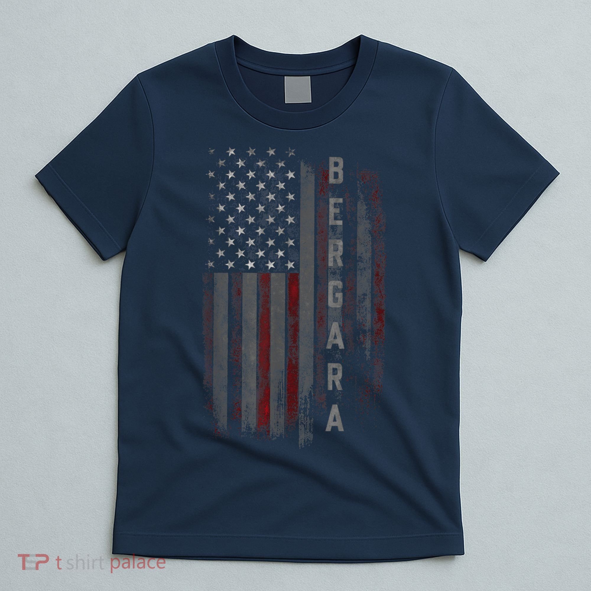 Bergara Family American Flag T-Shirt