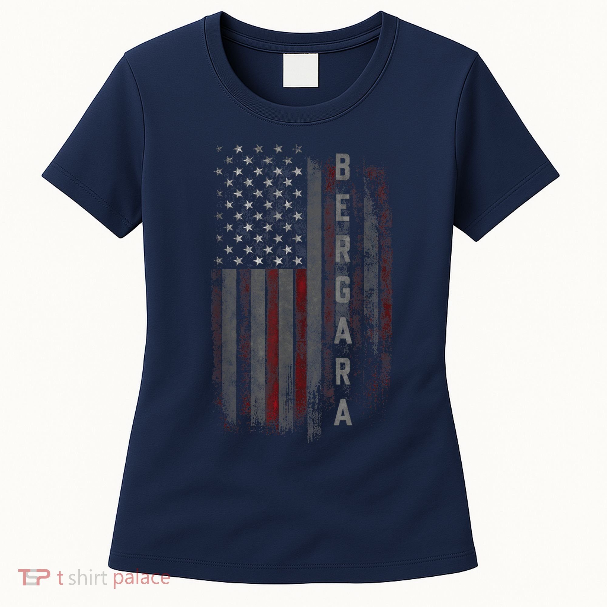 Bergara Family American Flag Women's T-Shirt