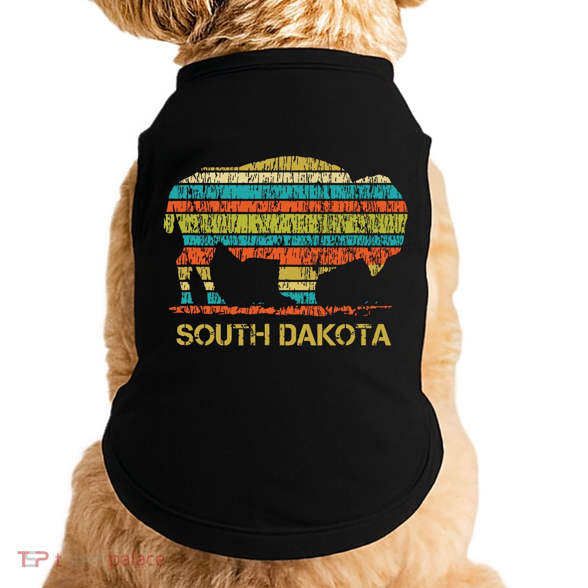 Buffalo For A South Dakota Vacation Doggie Tank