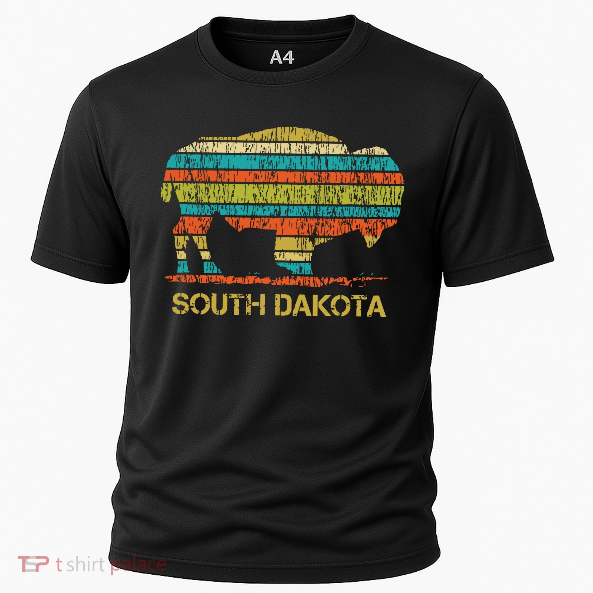 Buffalo For A South Dakota Vacation Cooling Performance Crew T-Shirt