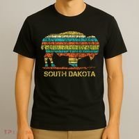 Buffalo For A South Dakota Vacation T-Shirt thumb 3