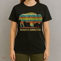 Buffalo For A South Dakota Vacation T-Shirt thumb 4