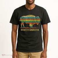 Buffalo For A South Dakota Vacation Tall T-Shirt thumb 2
