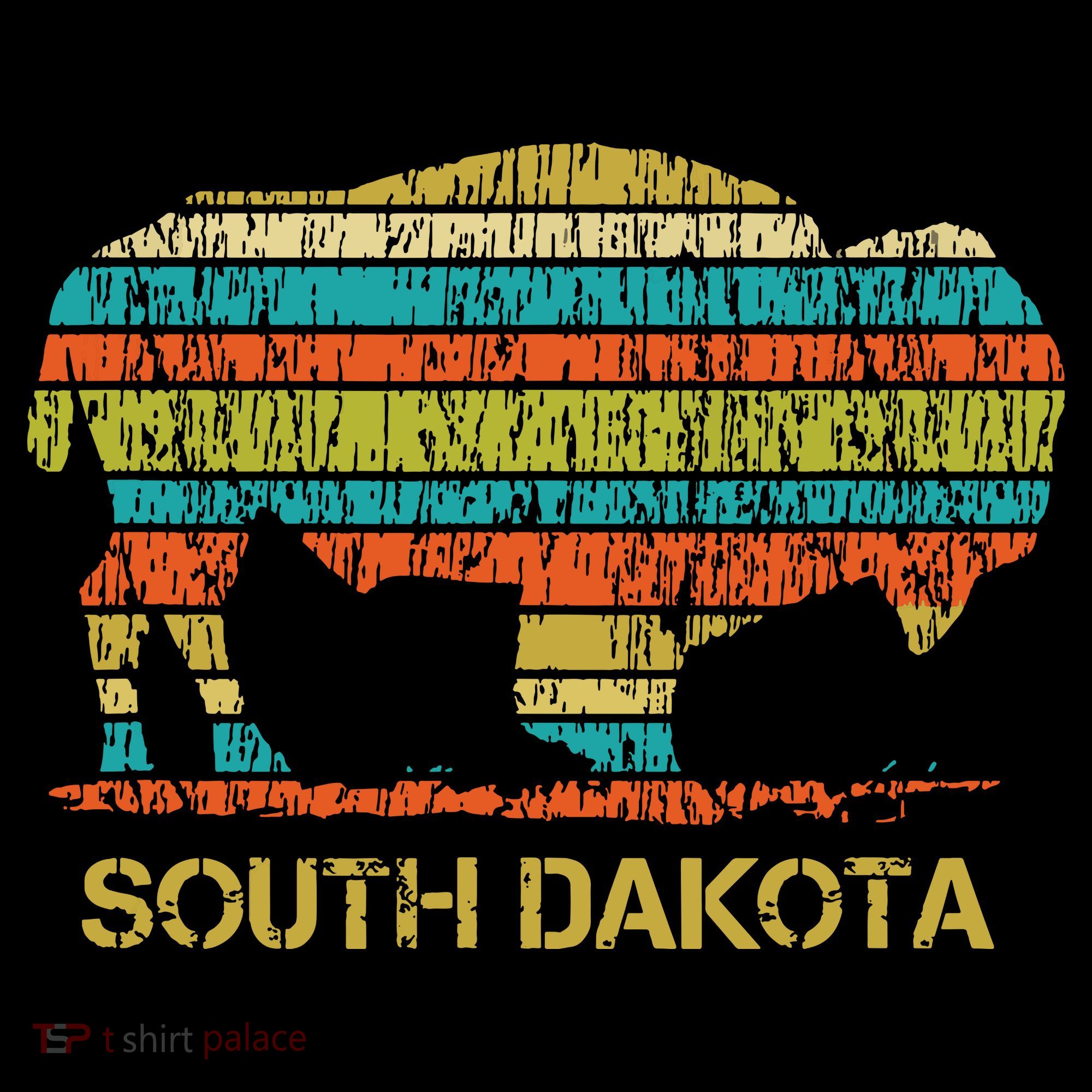 Buffalo For A South Dakota Vacation Tall T-Shirt