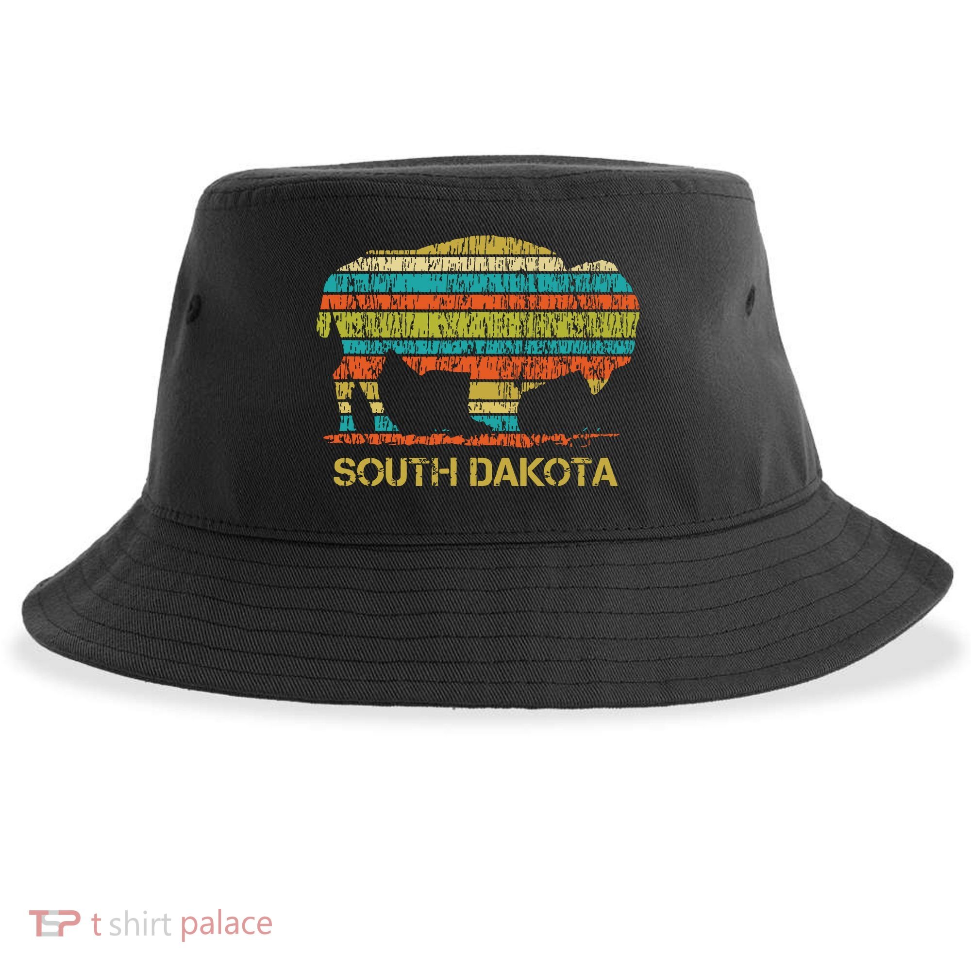 Buffalo For A South Dakota Vacation Sustainable Bucket Hat
