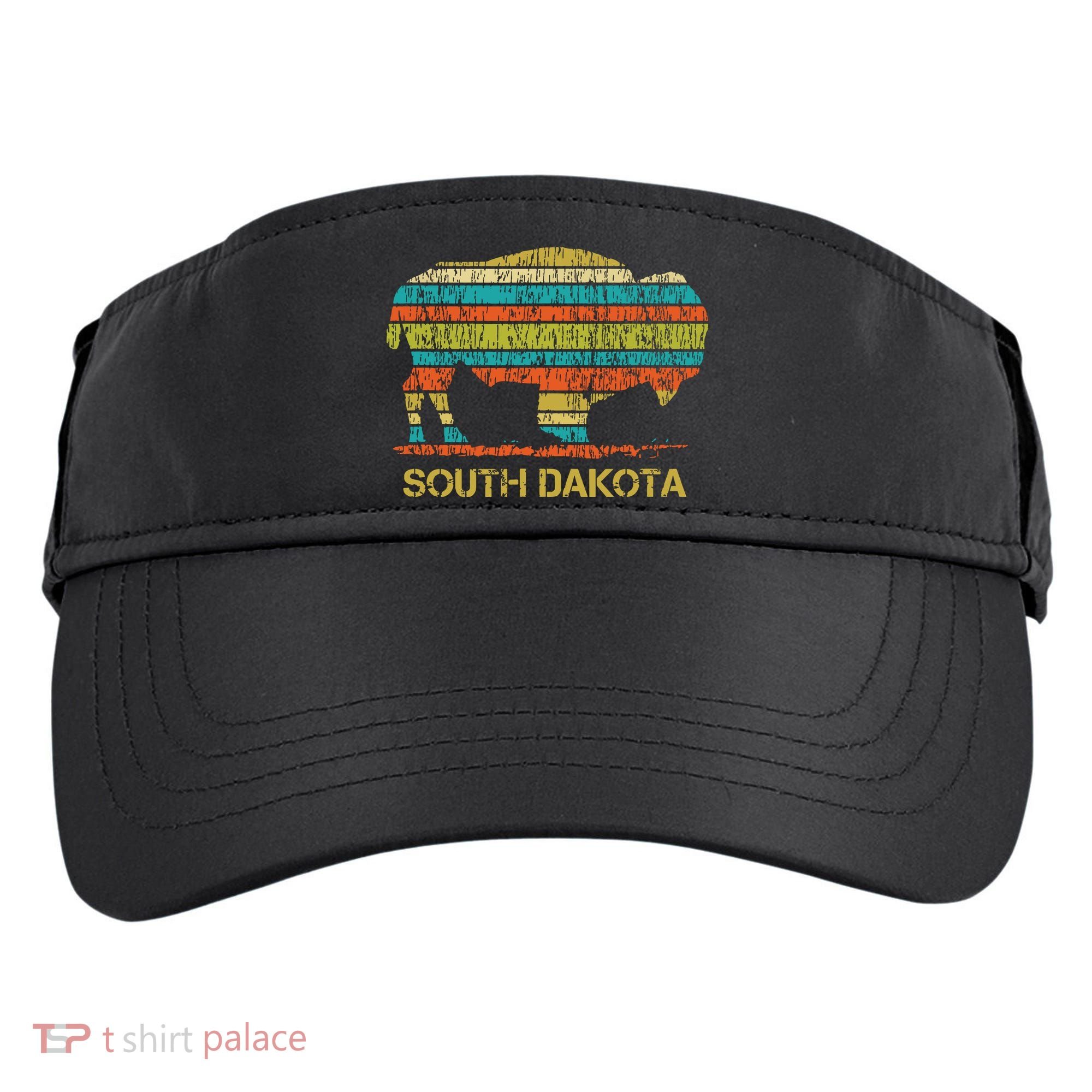 Buffalo For A South Dakota Vacation Adult Drive Performance Visor