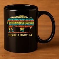 Buffalo For A South Dakota Vacation 11oz C Handle Ceramic Mug thumb 3