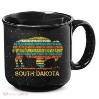Buffalo For A South Dakota Vacation 15oz Campfire Ceramic Mug thumb 0