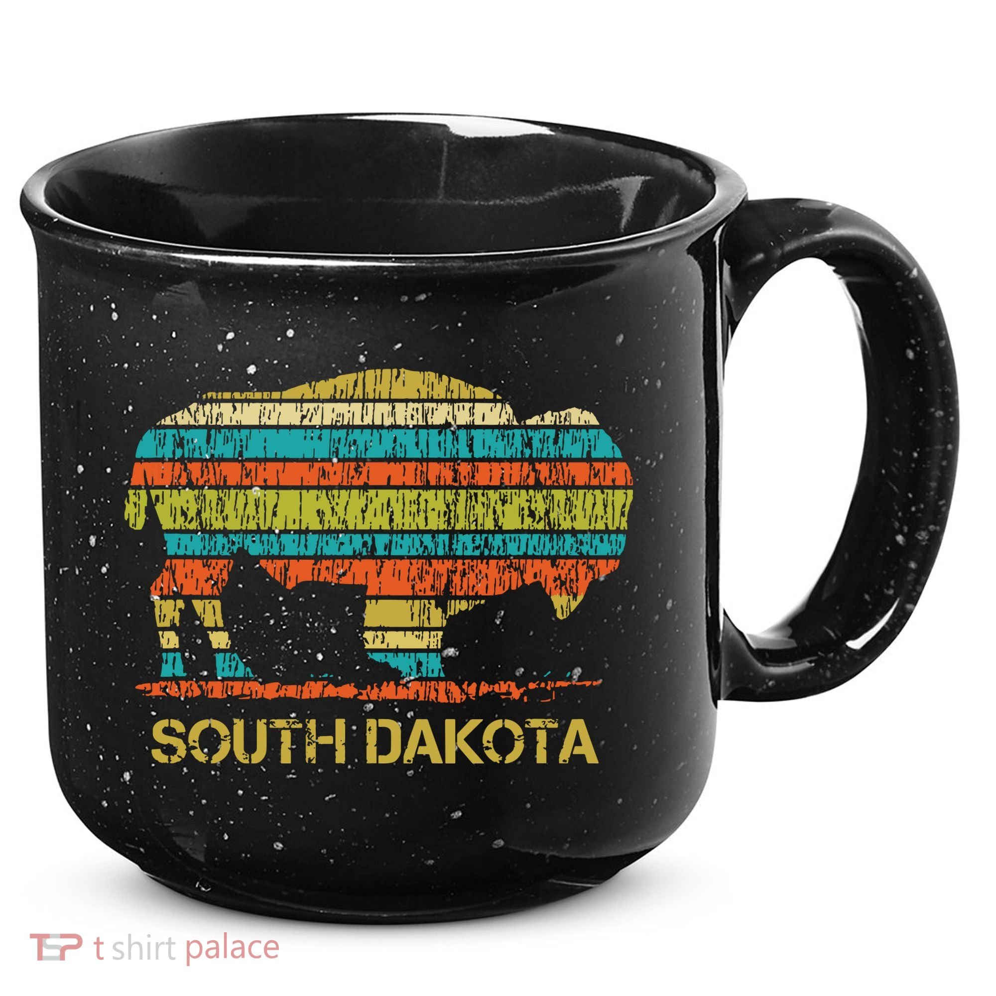 Buffalo For A South Dakota Vacation 15oz Campfire Ceramic Mug