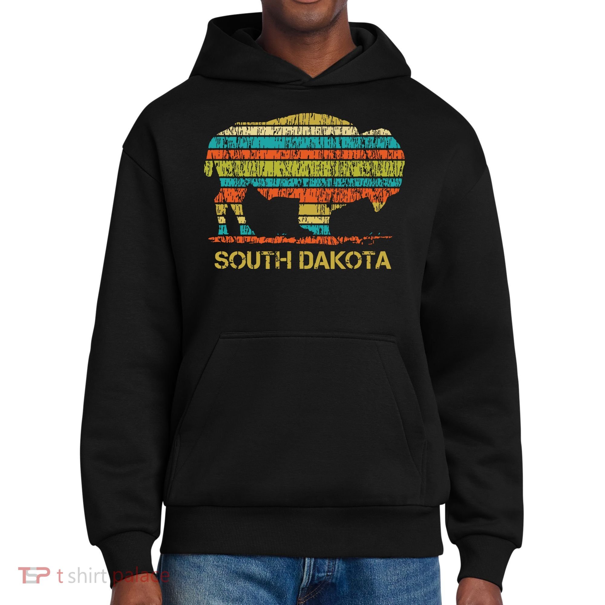 Buffalo For A South Dakota Vacation District V.I.T. Heavyweight Hoodie