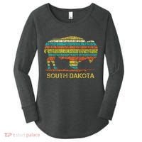 Buffalo For A South Dakota Vacation Women's Perfect Tri Tunic Long Sleeve Shirt thumb 0