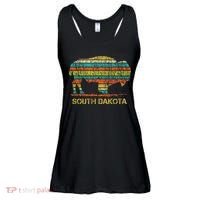 Buffalo For A South Dakota Vacation Ladies Essential Flowy Tank thumb 0